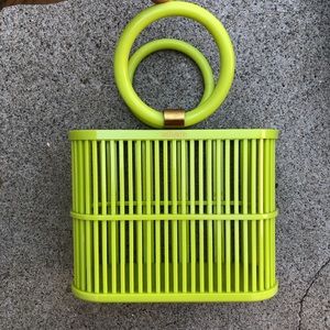 Acrylic Cult Gaia Mini Coco Tote in Lime